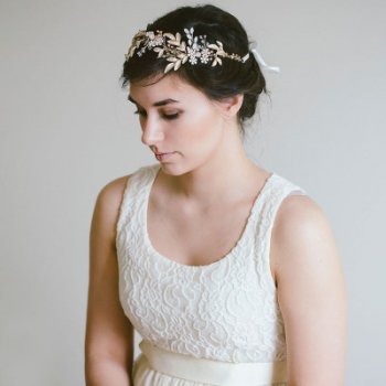Newly Wedding Pearl Hair Vine